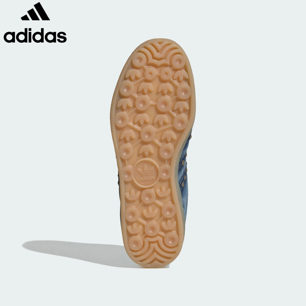 Adidas  samba  women's shoes  men's samba sneakers Gazelle Indoor Denim Studded Unisex Sneakers