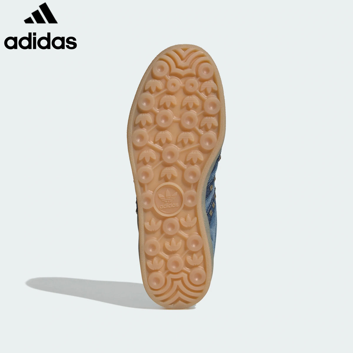 Adidas  samba  women's shoes  men's samba sneakers Gazelle Indoor Denim Studded Unisex Sneakers