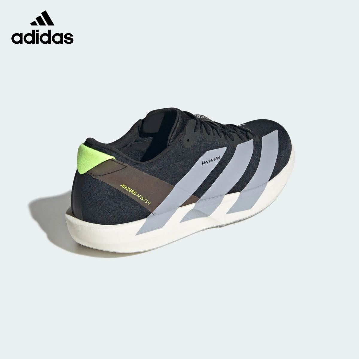 Adidas Adizero Adios 9 Black Silver Unisex Running Shoes