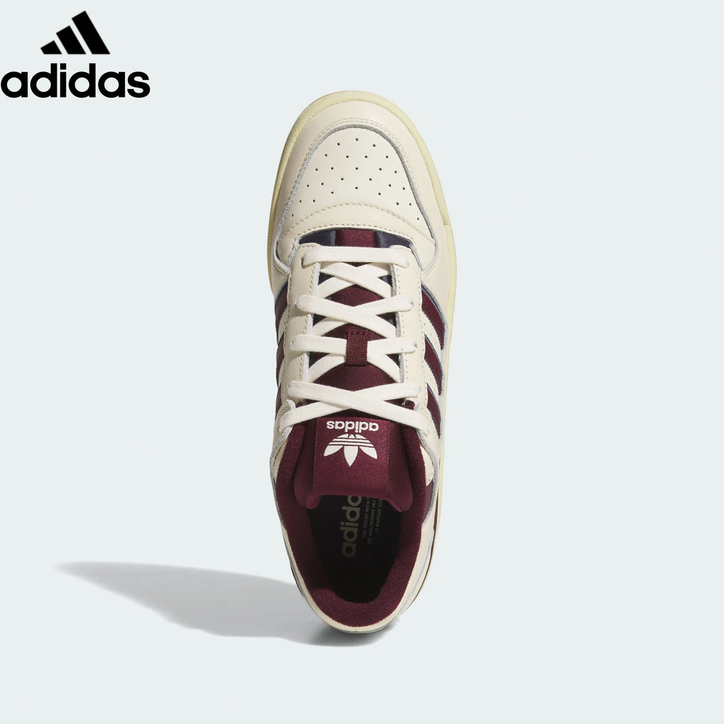 Adidas Forum Low Cream Maroon Gold Unisex Sneakers