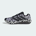 adidas Adizero Dropset Graffiti-Print Sneakers – Black and White