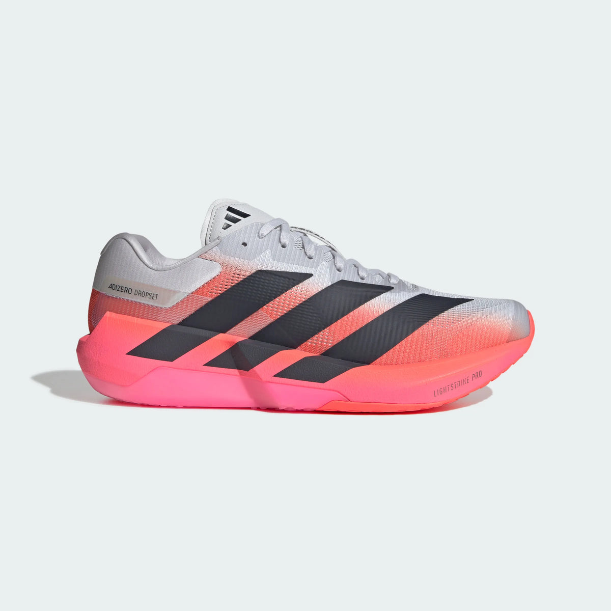 adidas Adizero Dropset Sneakers – Silver and Pink Gradient