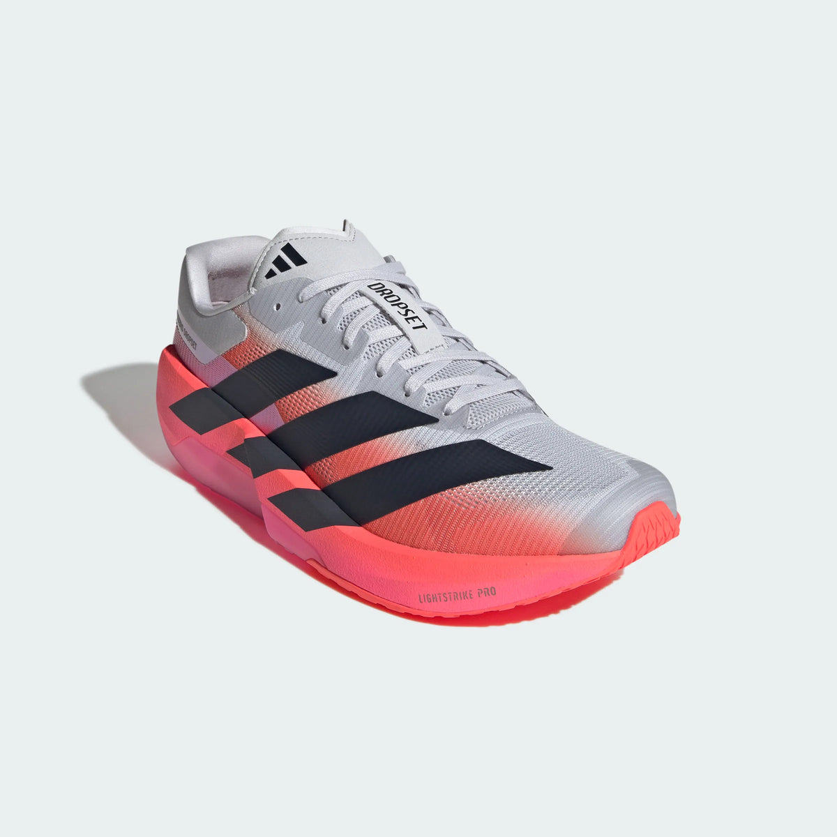 adidas Adizero Dropset Sneakers – Silver and Pink Gradient