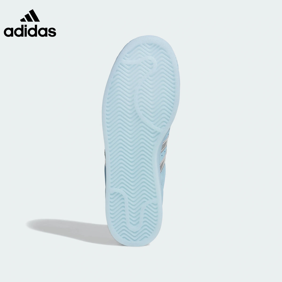 adidas Superstar Light Blue Silver Sneakers