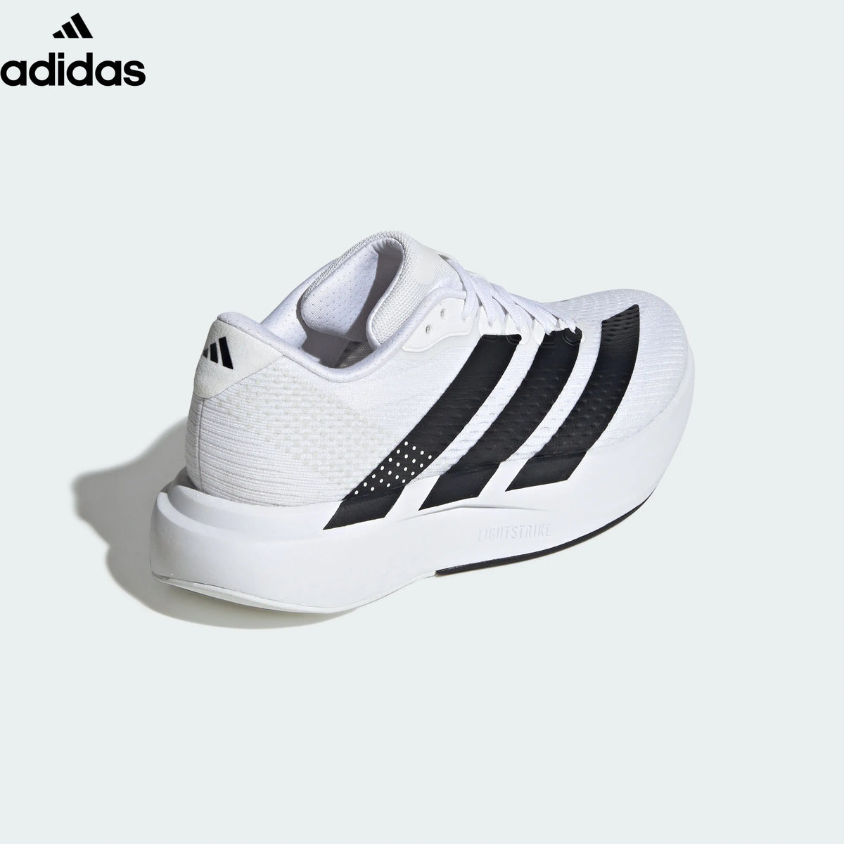 adidas Adizero Evo SL White Black Running Shoes