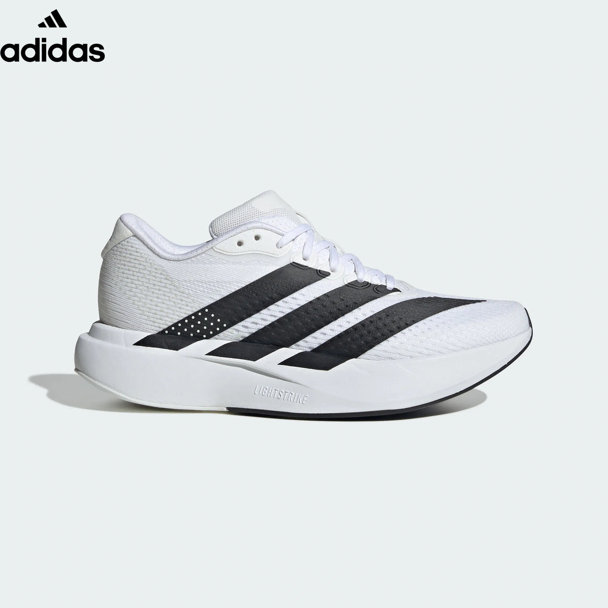adidas Adizero Evo SL White Black Running Shoes