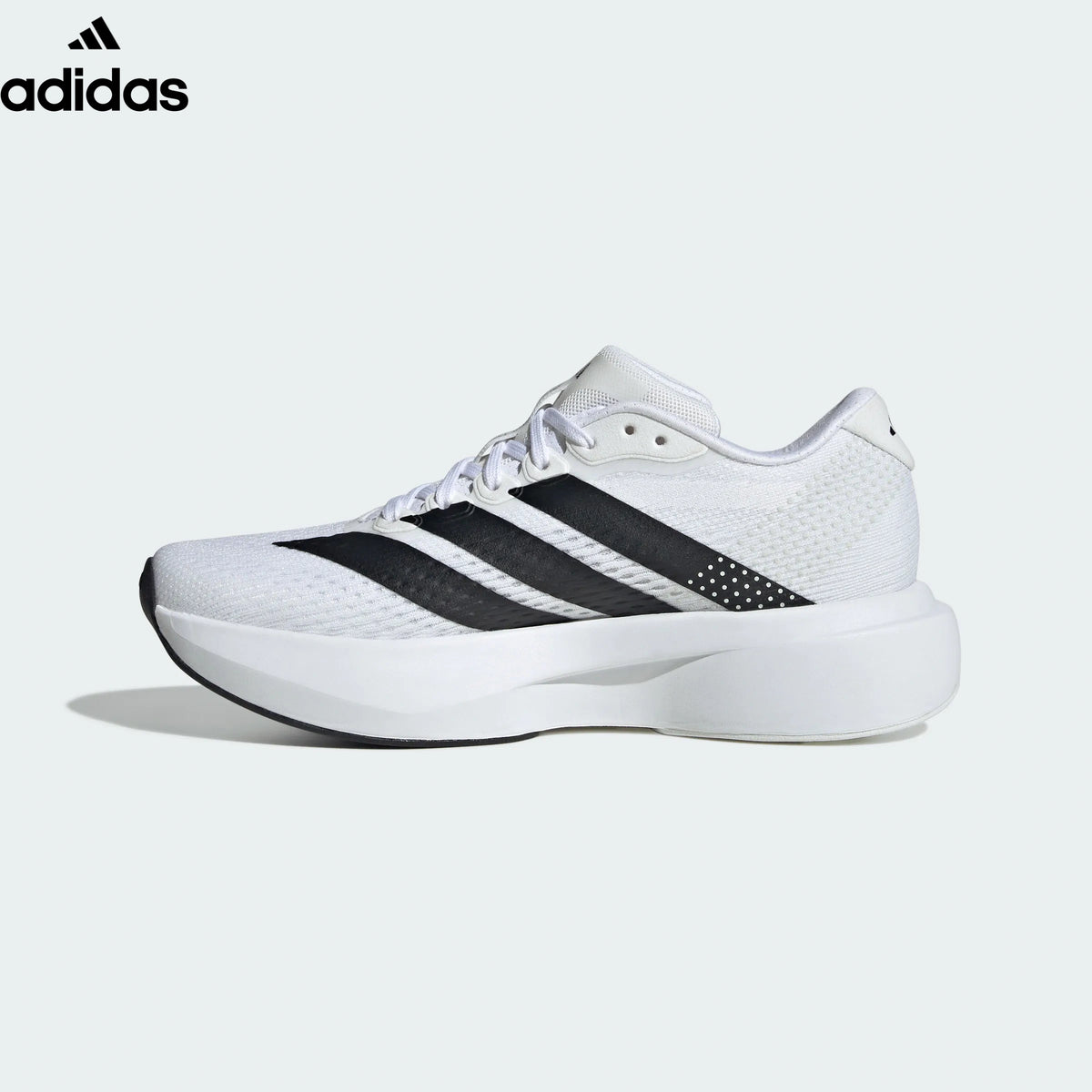 adidas Adizero Evo SL White Black Running Shoes