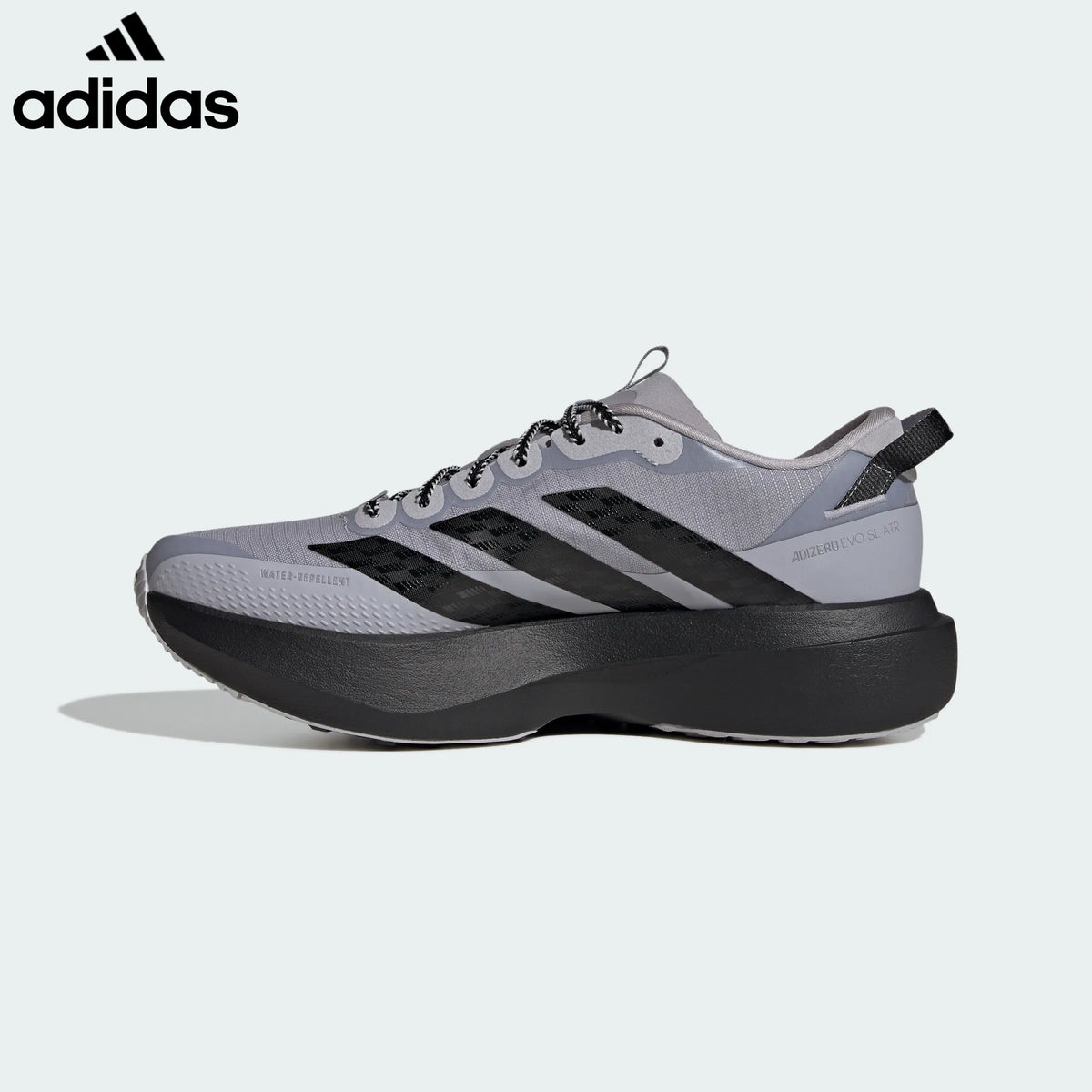 Adidas AMG x Adizero Adios Pro Gray Black White Unisex Running Shoes