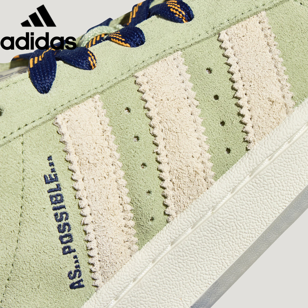 Adidas Campus Light Green Suede Unisex Sneakers