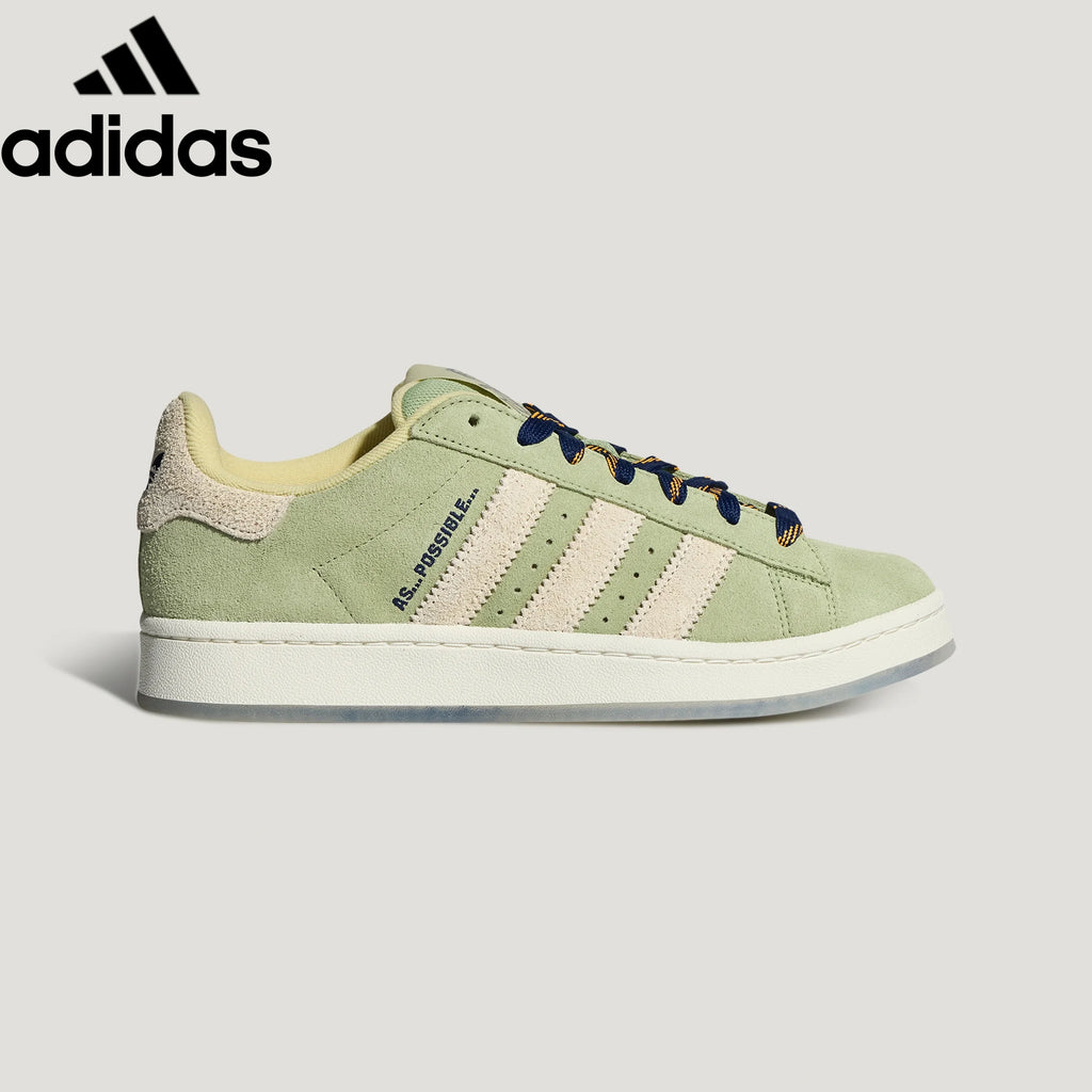 Adidas Campus Light Green Suede Unisex Sneakers