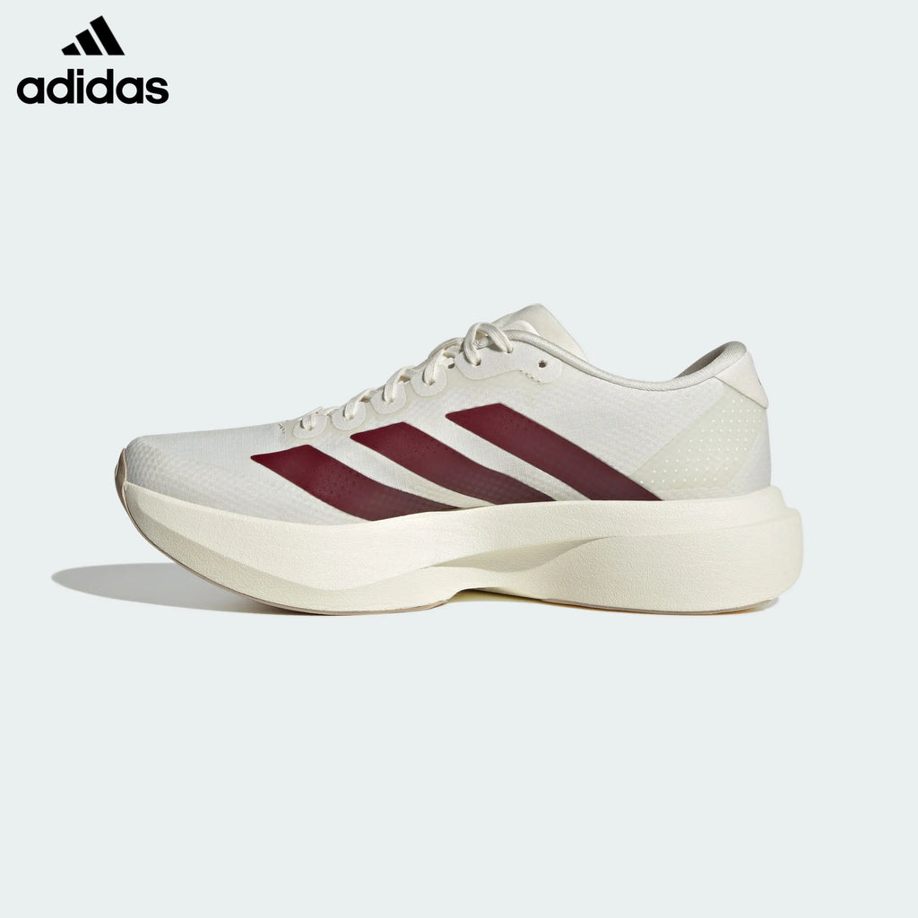 adidas Adizero Evo SL Running Shoes - Off White/Maroon