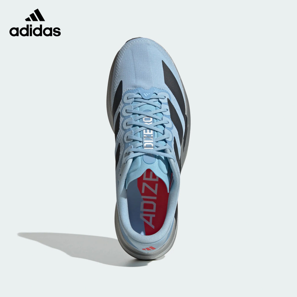 Adidas Adizero Evo SL Light Blue Silver Unisex Running Shoes