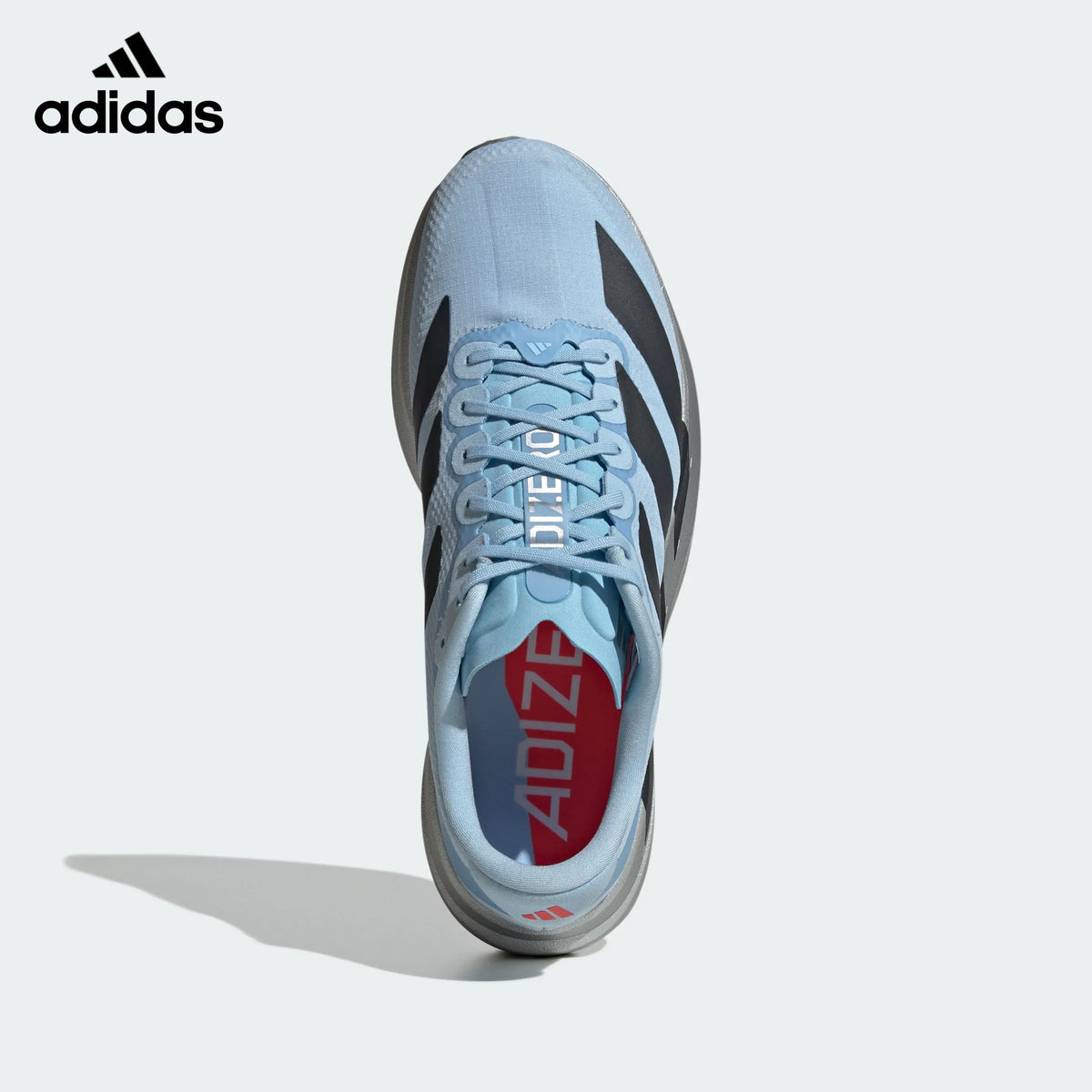 Adidas Adizero Evo SL Light Blue Silver Unisex Running Shoes