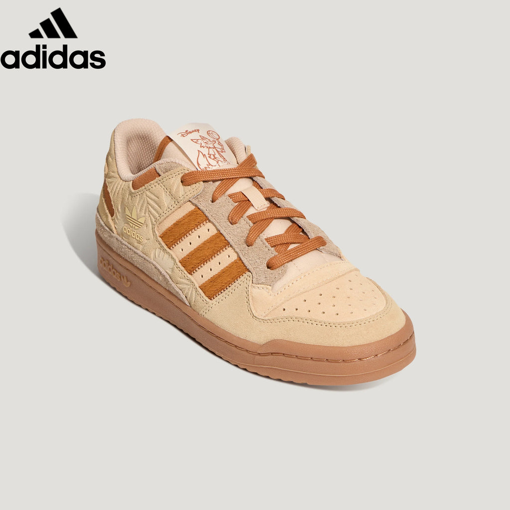 Adidas Forum Low Beige Brown Floral Unisex Sneakers