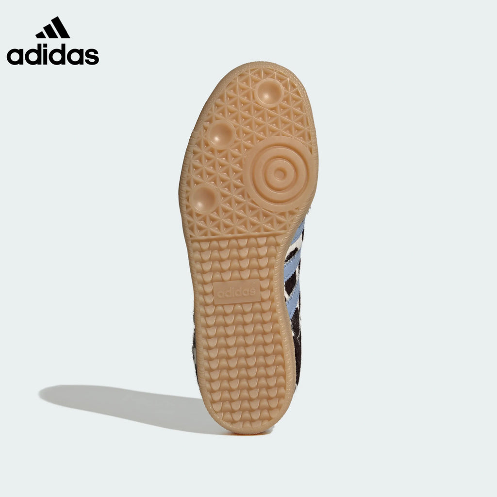 adidas Samba OG Cow-Print Sneakers – Light Blue