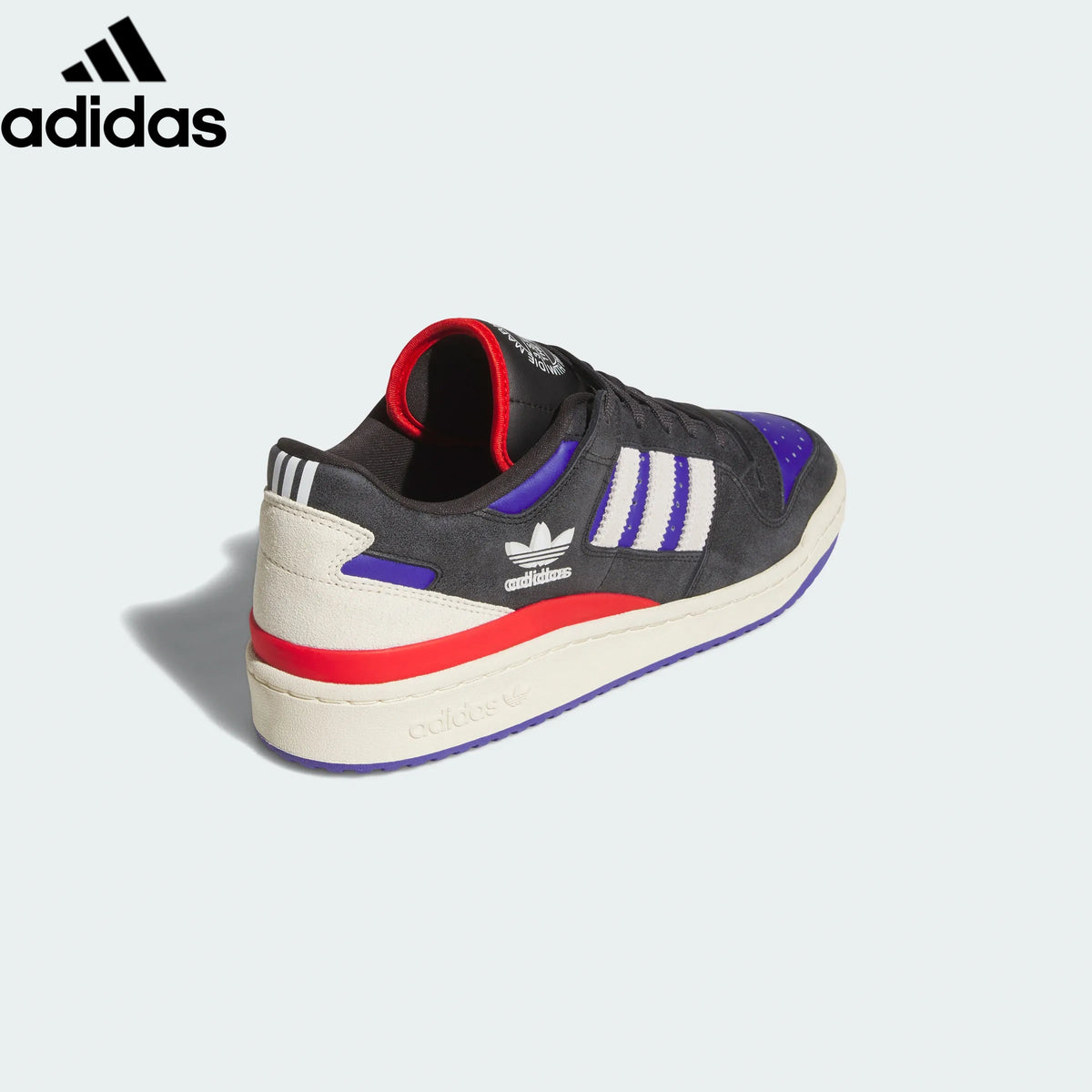 Adidas Forum Low Black Purple Red Unisex Sneakers