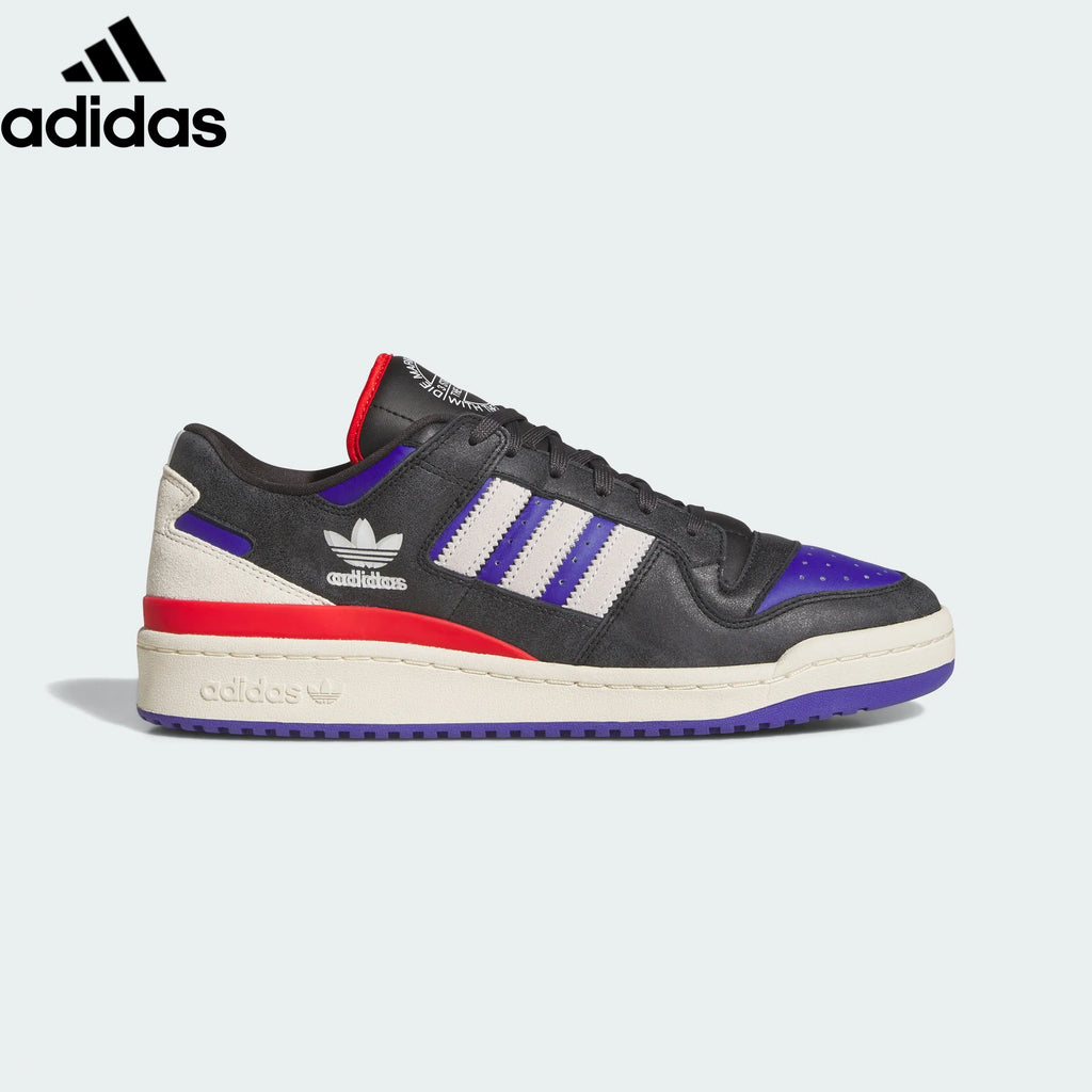 Adidas Forum Low Black Purple Red Unisex Sneakers