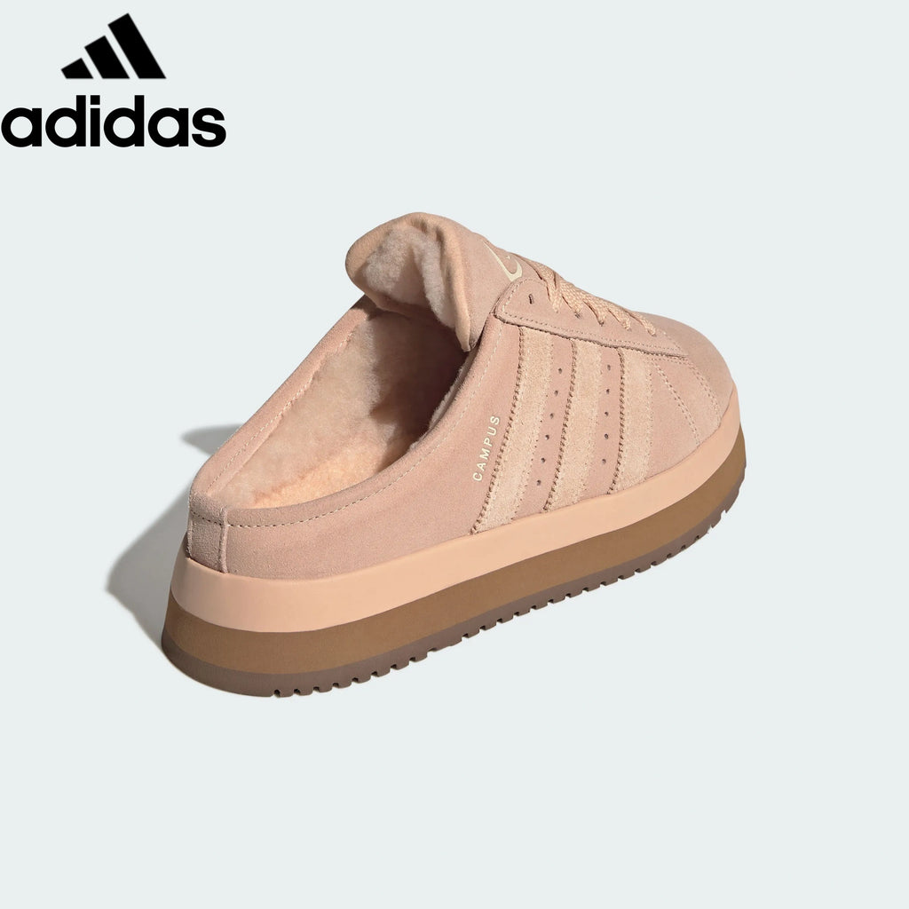 Adidas Campus Mule Light Pink Suede Unisex Sneakers