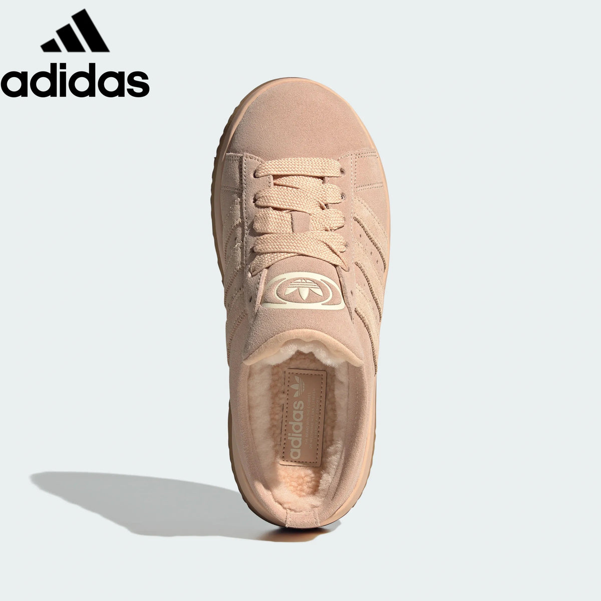 Adidas Campus Mule Light Pink Suede Unisex Sneakers