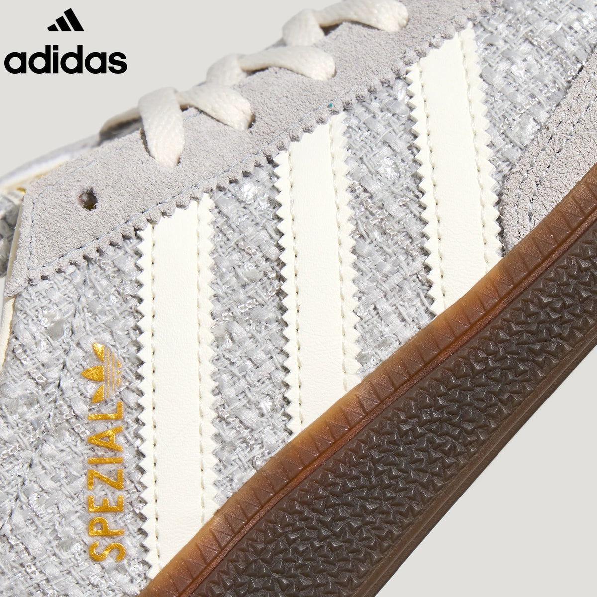 adidas  samba  women's shoes  men's samba sneakers Handball Spezial Gray White Retro Sneakers