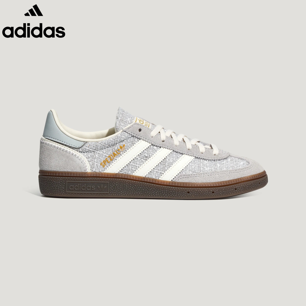adidas  samba  women's shoes  men's samba sneakers Handball Spezial Gray White Retro Sneakers