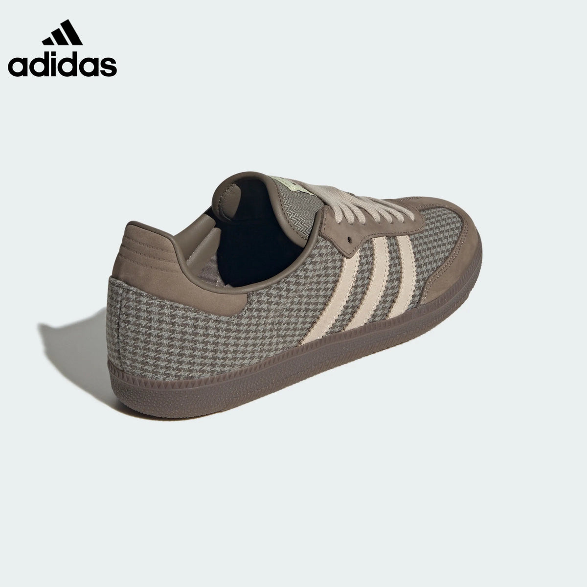 adidas Samba OG Houndstooth Sneakers – Brown