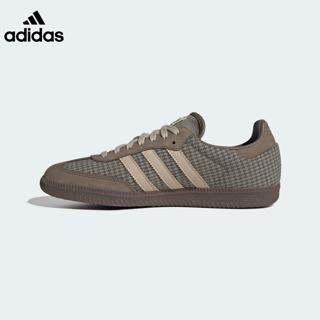 adidas Samba OG Houndstooth Sneakers – Brown