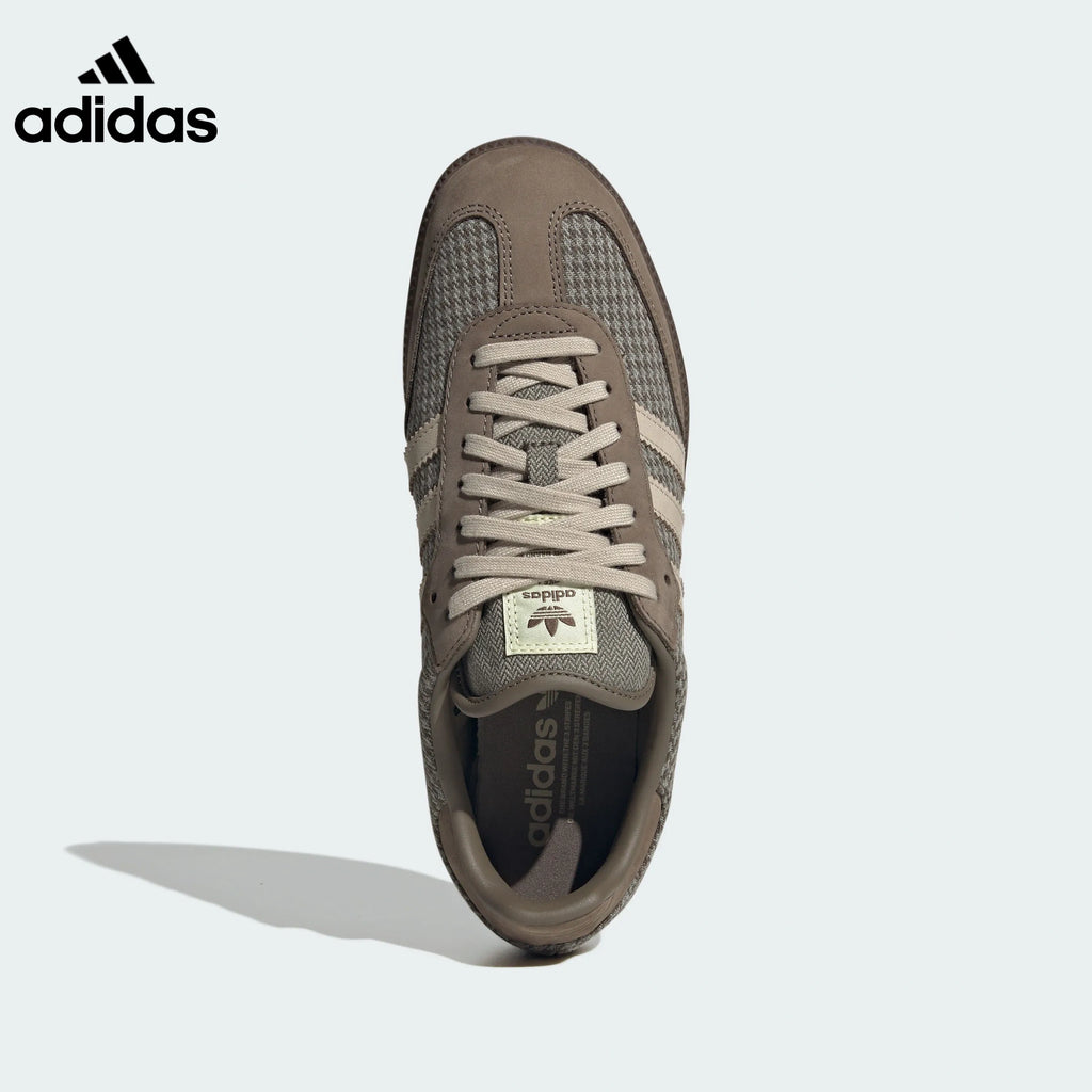 adidas Samba OG Houndstooth Sneakers – Brown