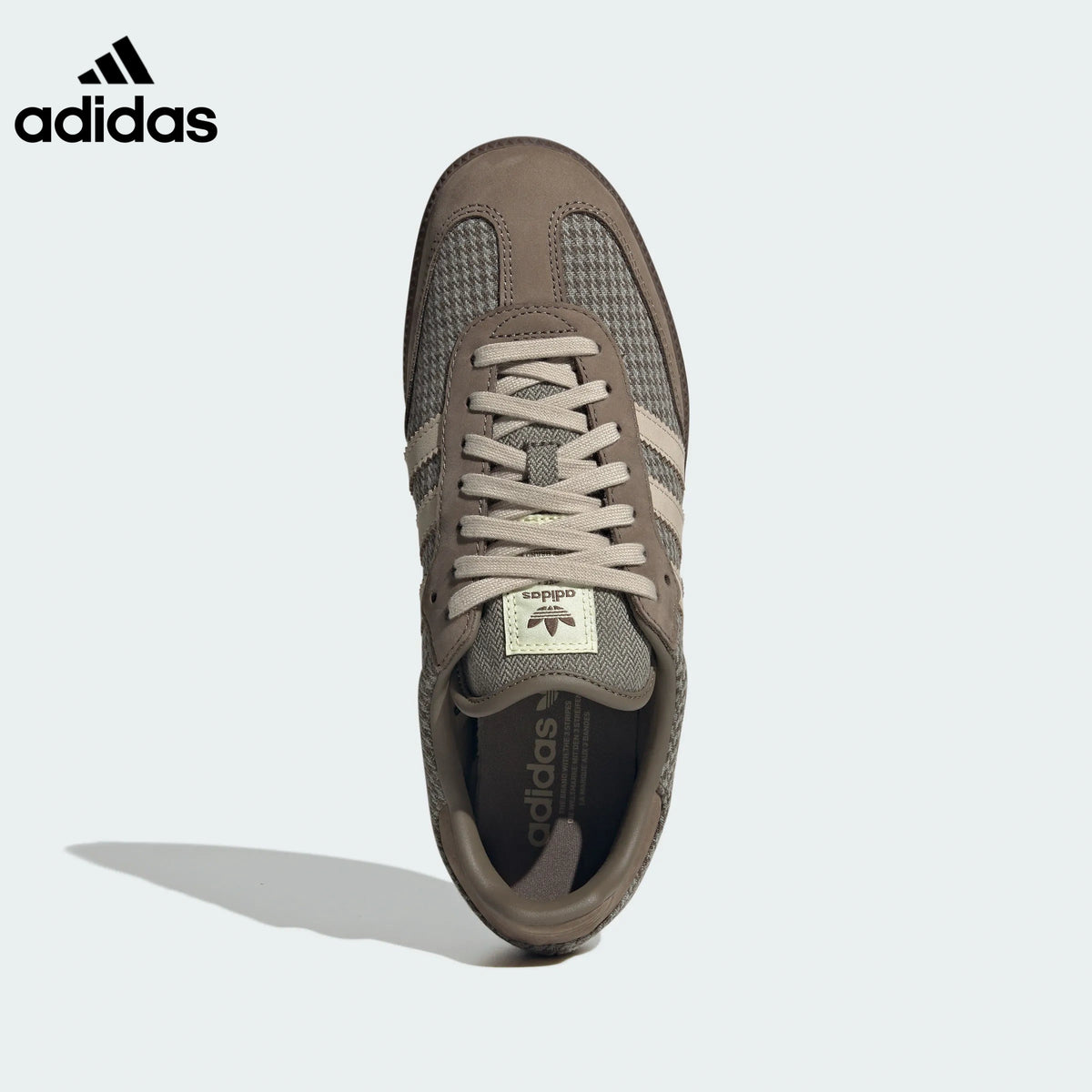 adidas Samba OG Houndstooth Sneakers – Brown