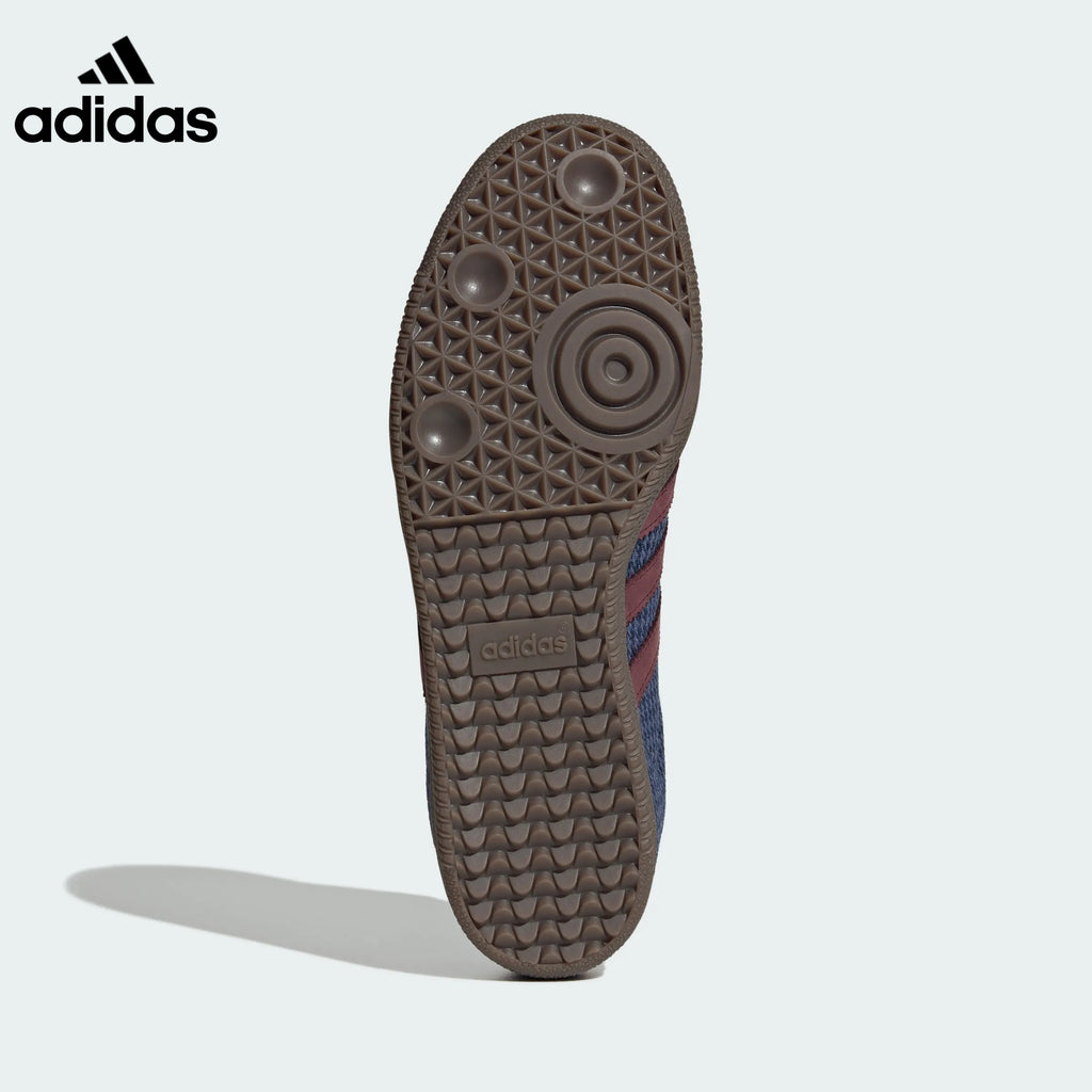 adidas Samba OG Knit Sneakers – Navy and Burgundy