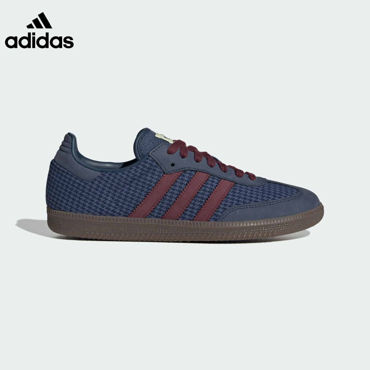 adidas Samba OG Knit Sneakers – Navy and Burgundy