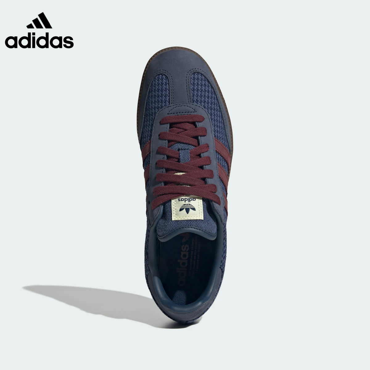 adidas Samba OG Knit Sneakers – Navy and Burgundy