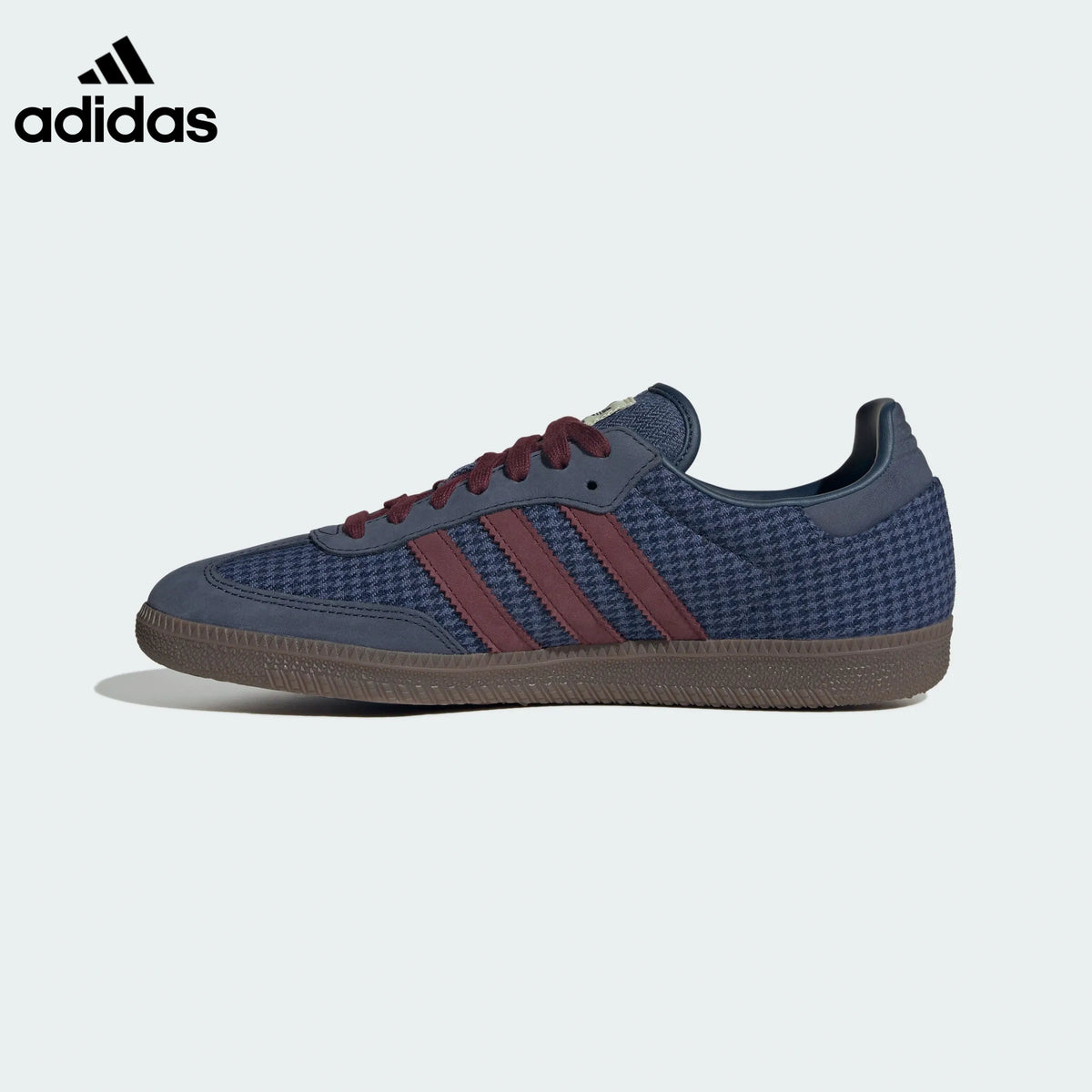 adidas Samba OG Knit Sneakers – Navy and Burgundy