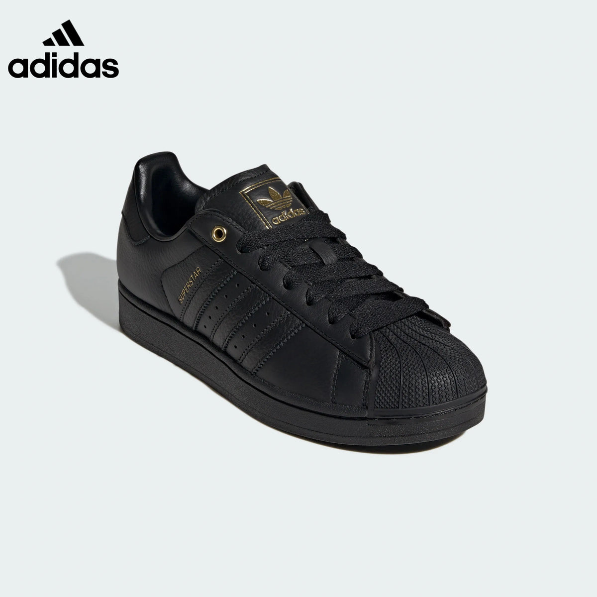 adidas Superstar Black Gold Sneakers
