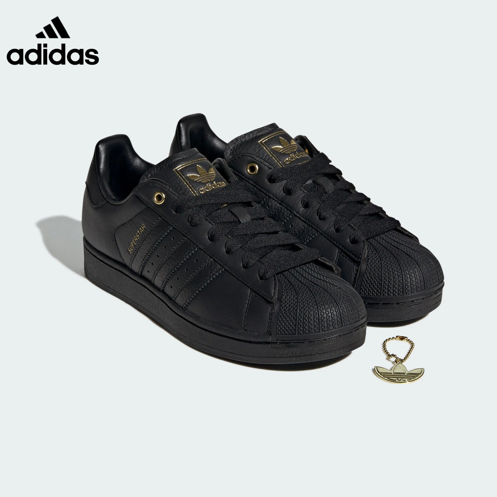 adidas Superstar Black Gold Sneakers