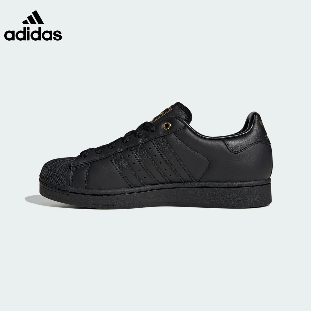 adidas Superstar Black Gold Sneakers