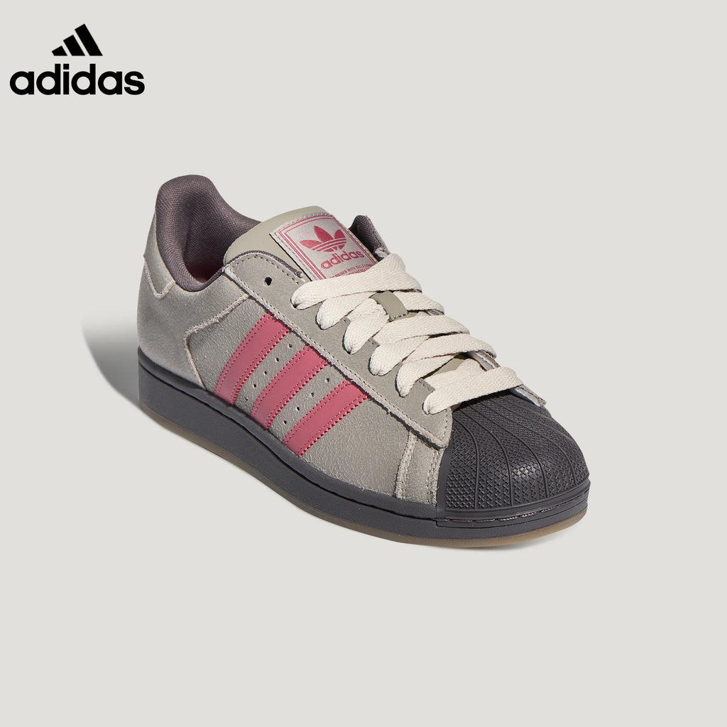 adidas Superstar Gray Pink Sneakers