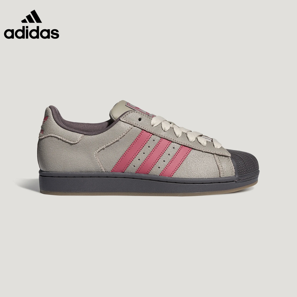 adidas Superstar Gray Pink Sneakers