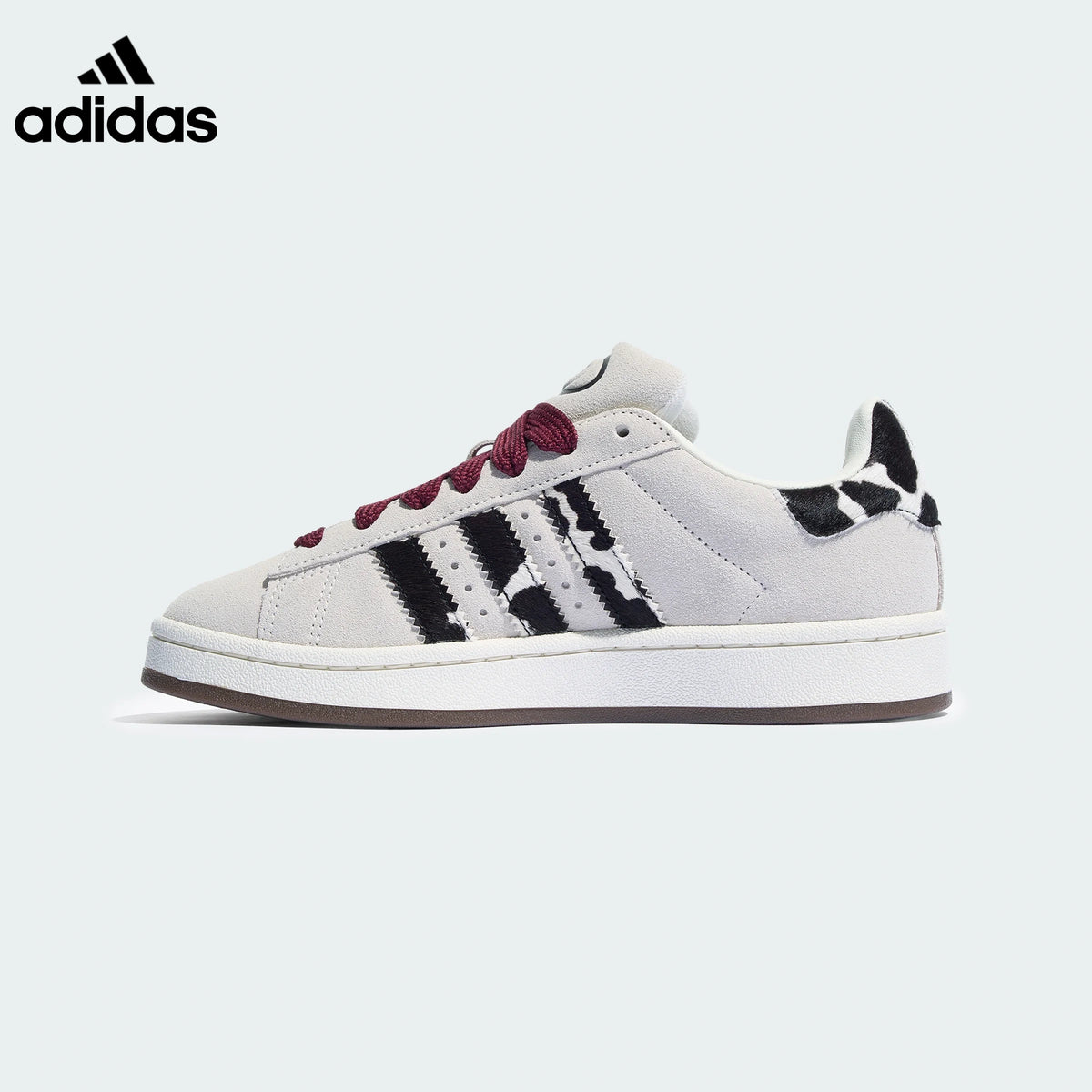 adidas Campus 00s Cream Cow Print Sneakers adidas originals classic shoes