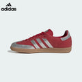 adidas Samba OG Sneakers – Red with Silver Rhinestones