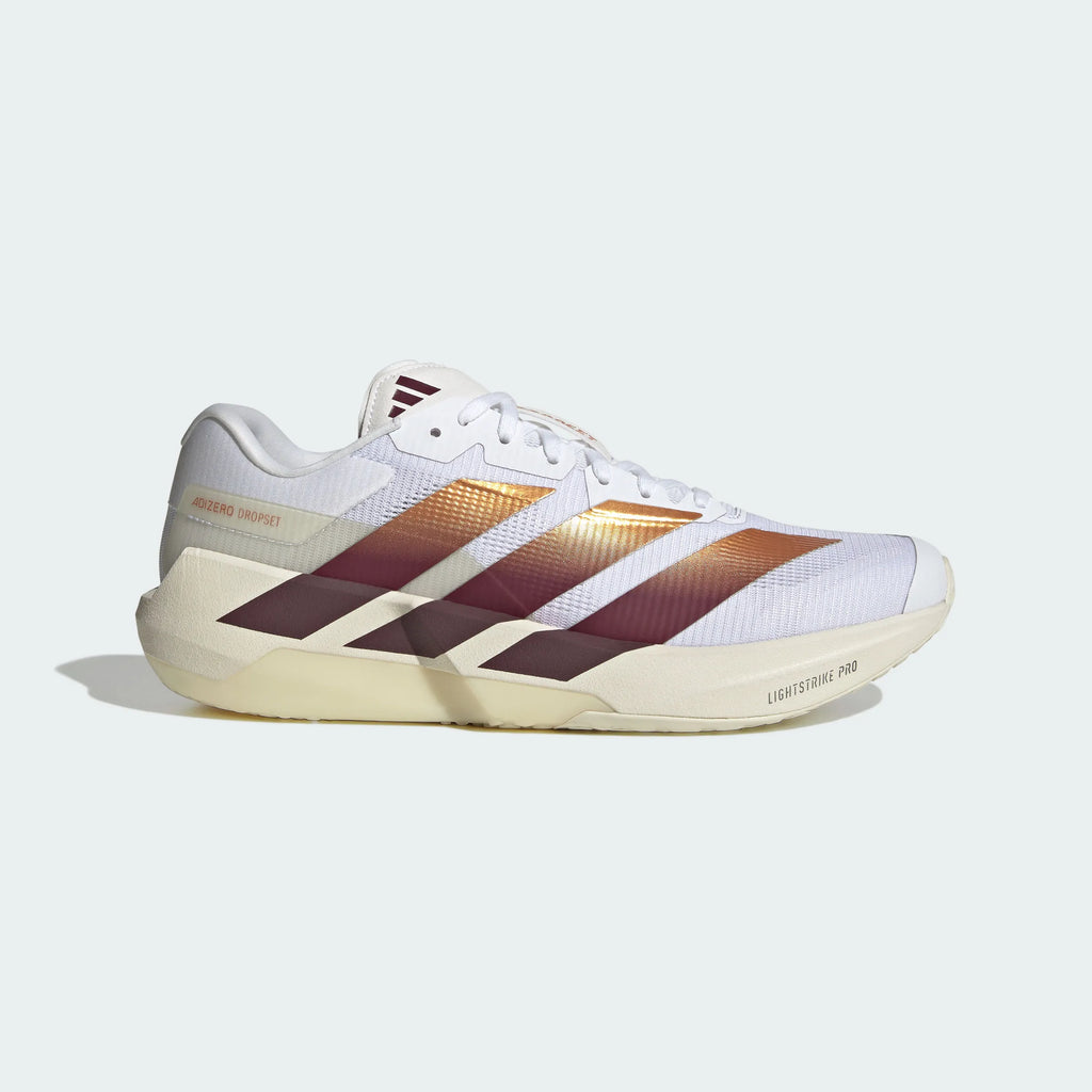 adidas Adizero Dropset Sneakers – White and Copper Gradient