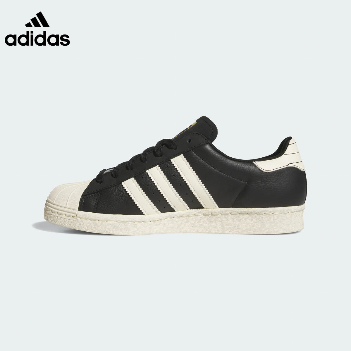 adidas Superstar Black Cream Sneakers
