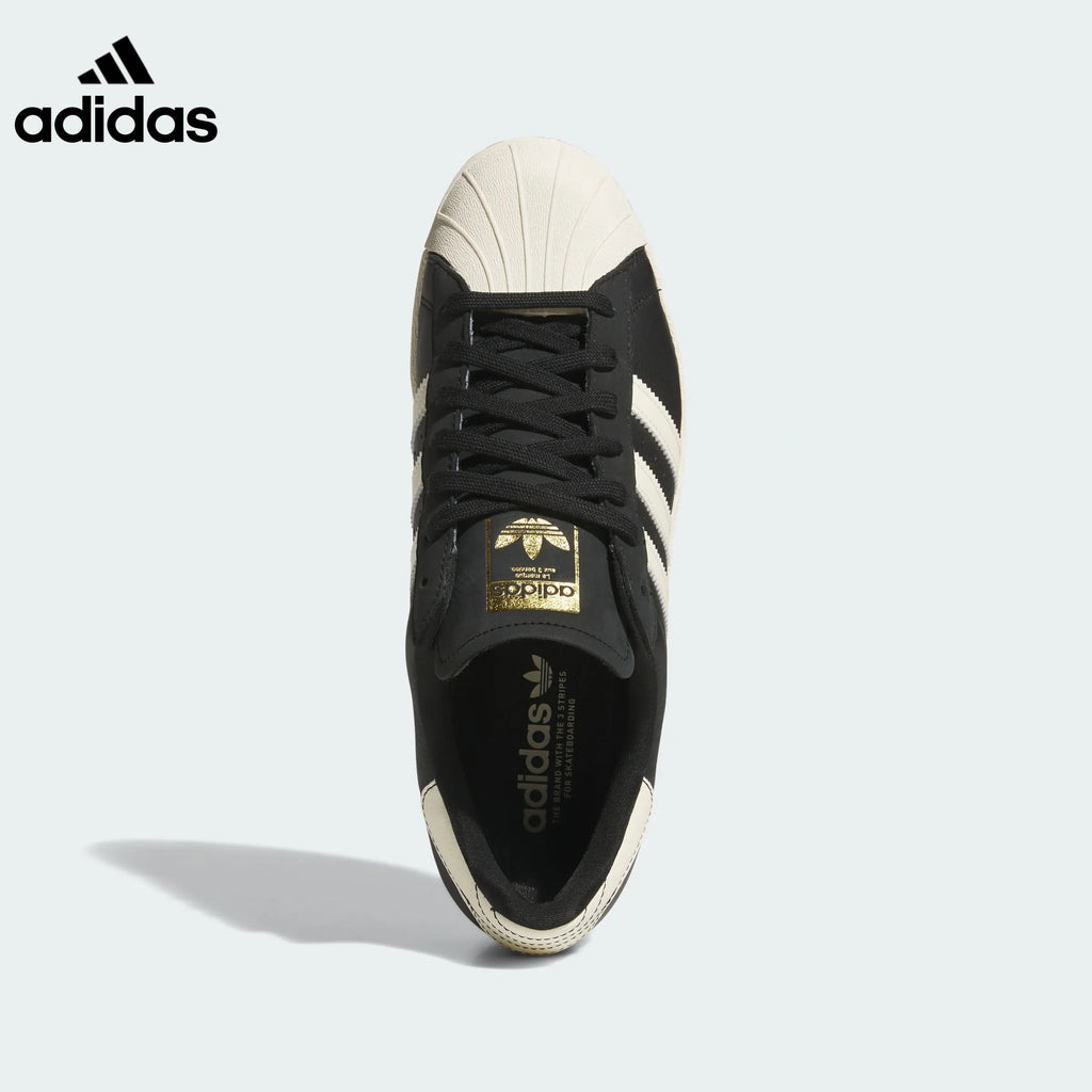 adidas Superstar Black Cream Sneakers