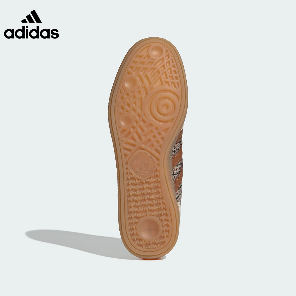 adidas handball women's shoes  men's handball sneakers Spezial Gazelle Beige Plaid Gum Sole Sneakers