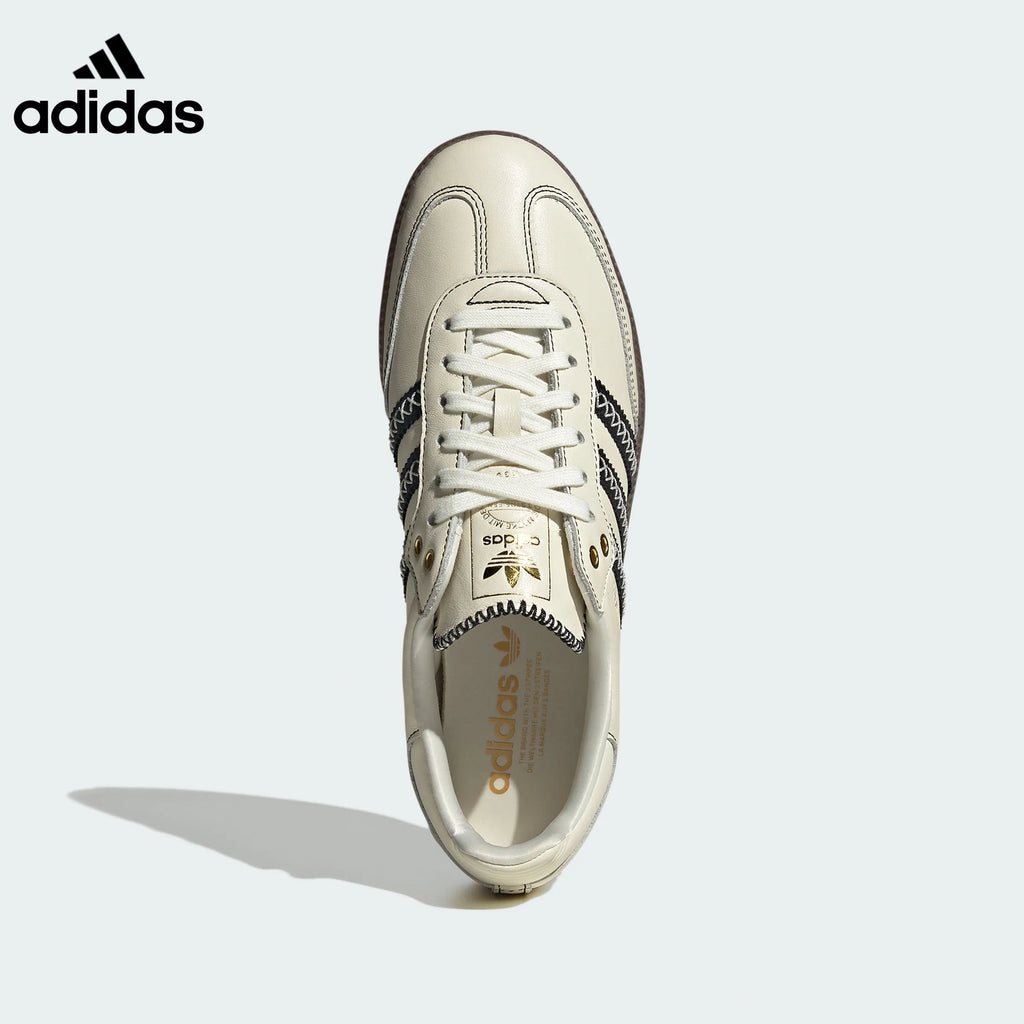 adidas Samba OG Sneakers – Cream with Black Stitching