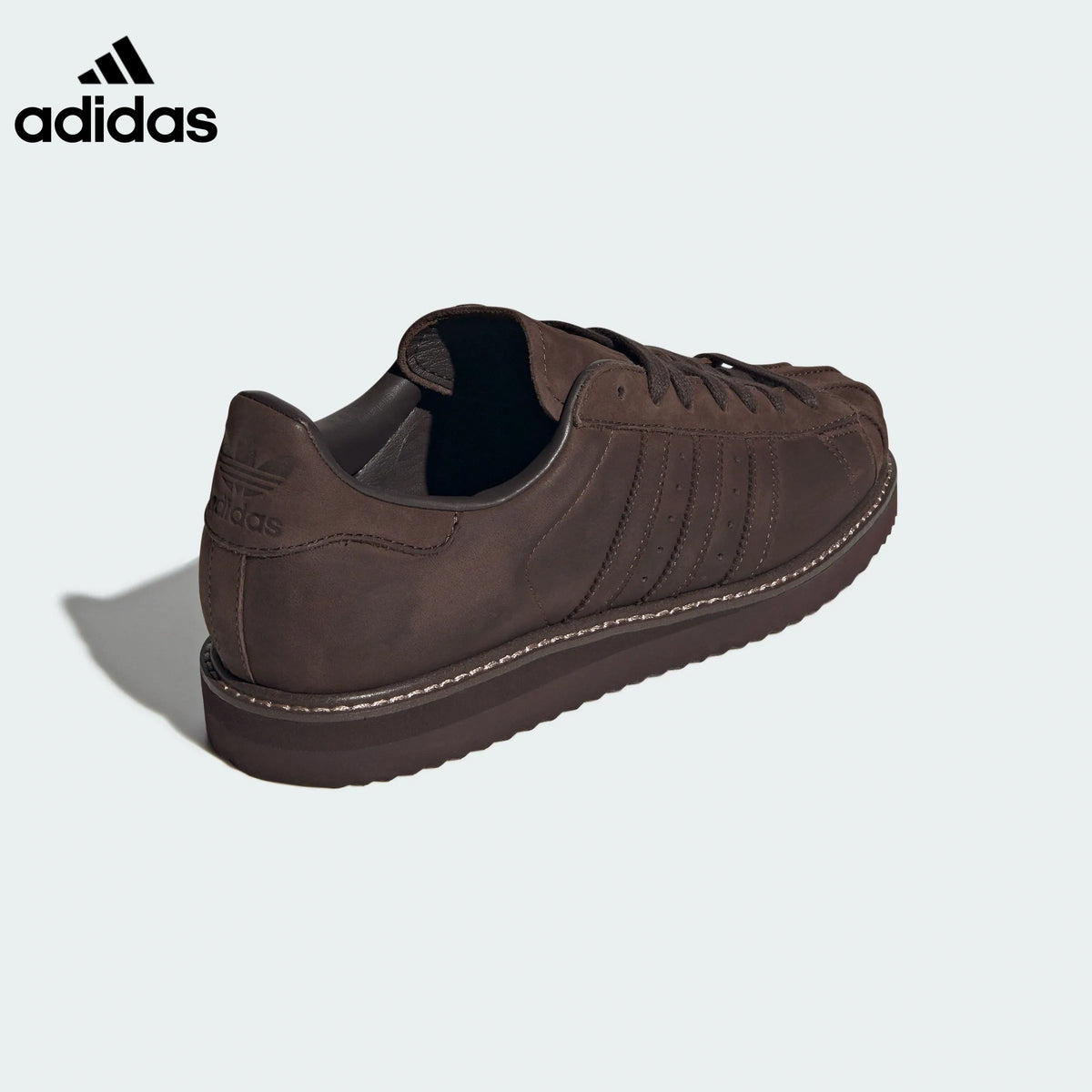 adidas Superstar Lux Dark Brown Sneakers