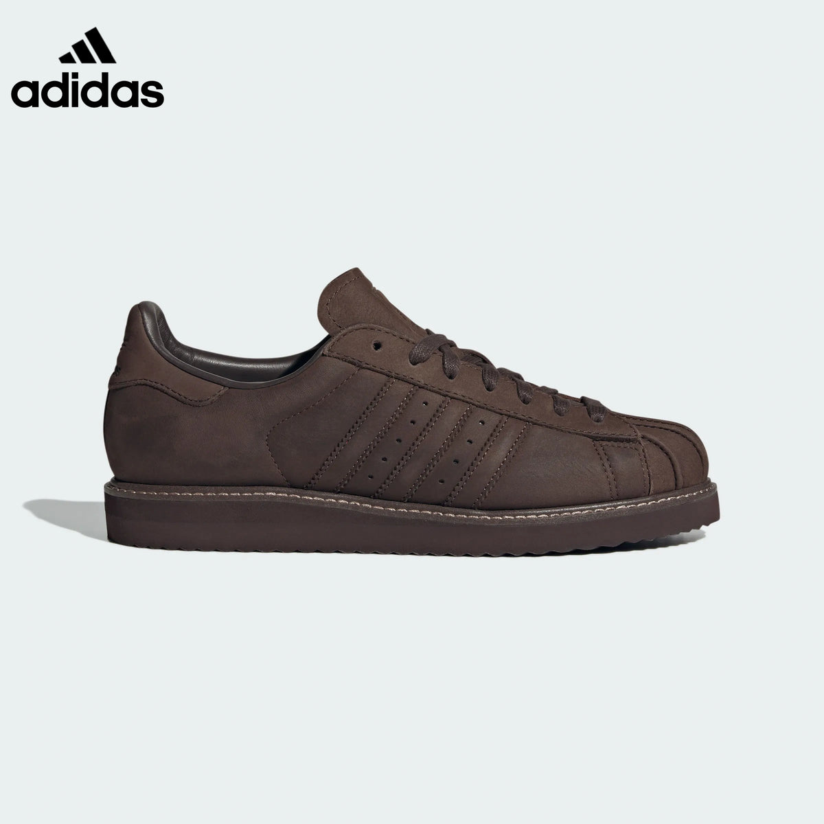 adidas Superstar Lux Dark Brown Sneakers