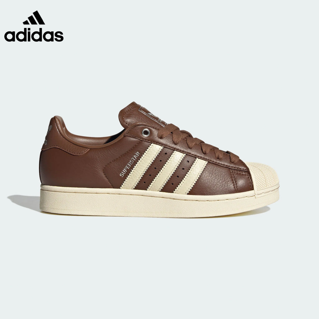 adidas Superstar Brown Cream Sneakers