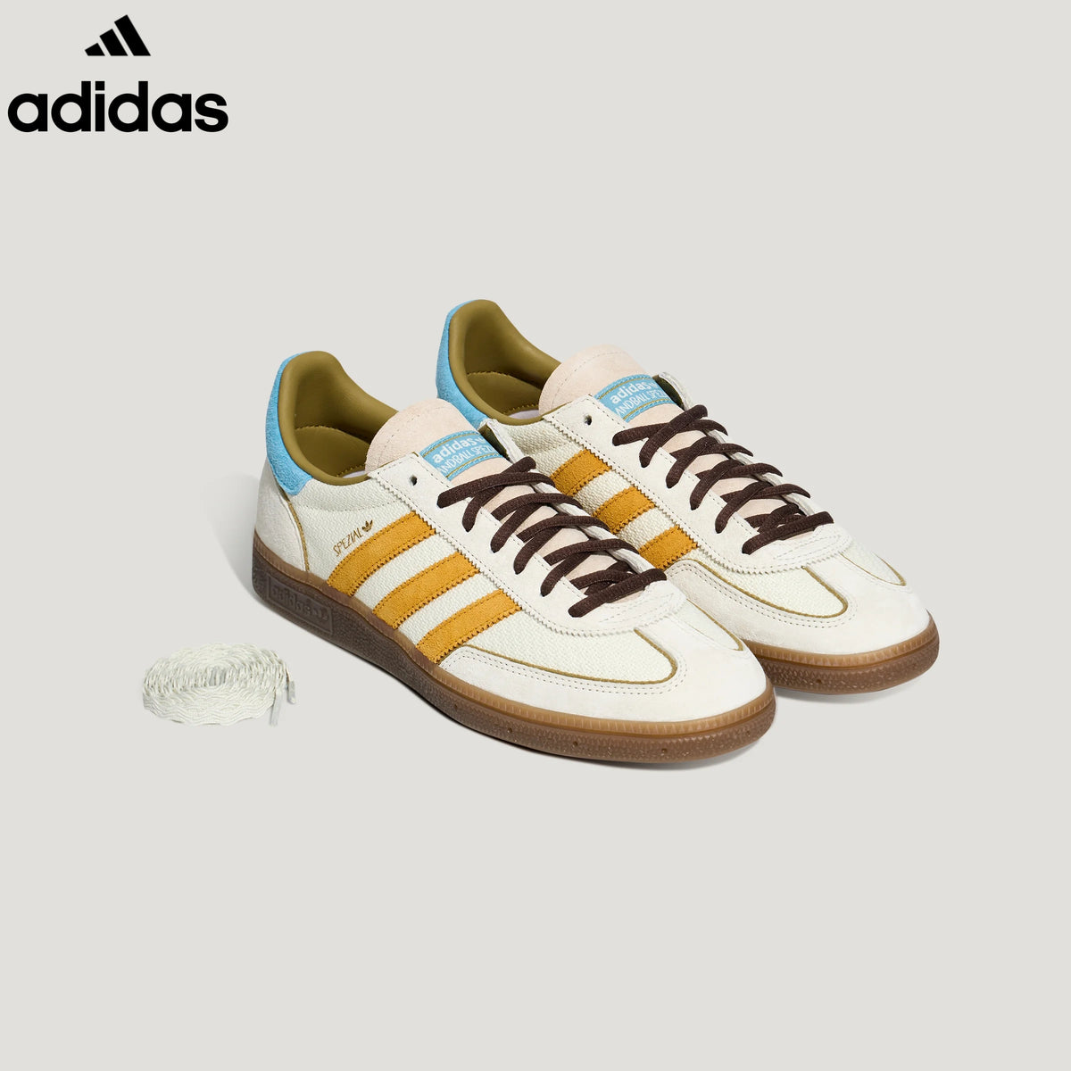 adidas  samba  women's shoes  men's samba sneakers  Handball Spezial Beige Black Retro Sneakers