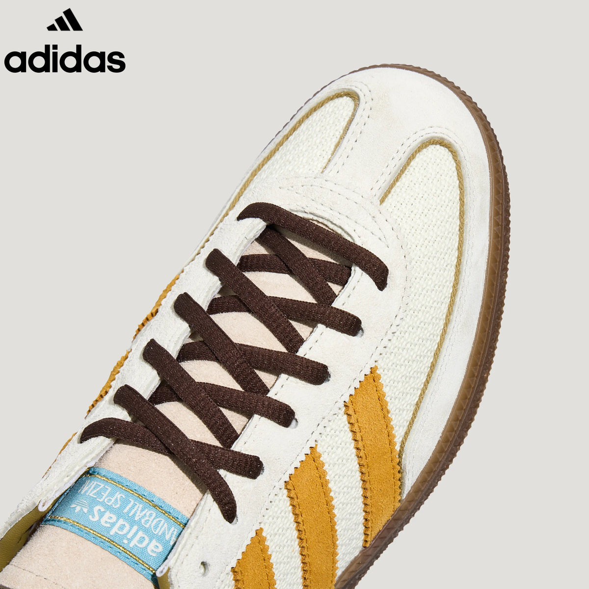 adidas  samba  women's shoes  men's samba sneakers  Handball Spezial Beige Black Retro Sneakers